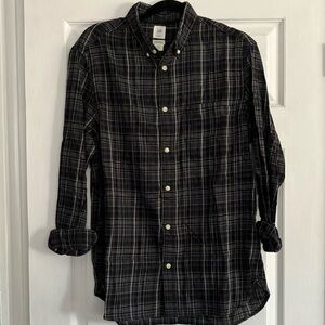 H&M Men's Black Plaid Shirt